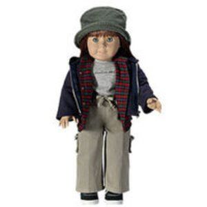 ***SOLD*** Retired American Girl Cargo Outfit Blue Shoes ONLY